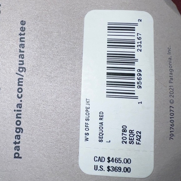 Only one left!!!!! Pantagonia woman’s off-slope jacket ***NWT*** - Picture 8 of 10